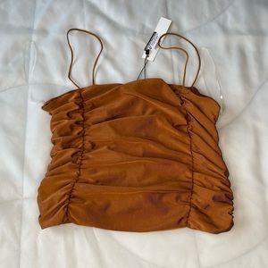 New with tags. Size medium rustic brown tank top originally from Joes Boots.